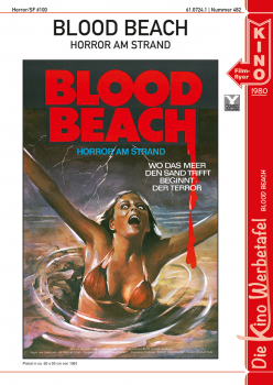 Kinowerbetafel #482 - Blood Beach