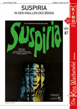 Kinowerbetafel #493 - Suspiria