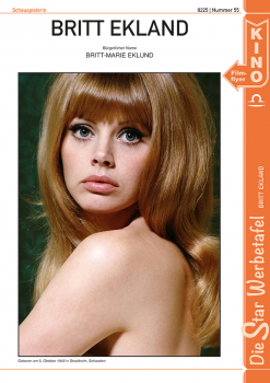 Star-Werbetafel #55 - Britt Ekland